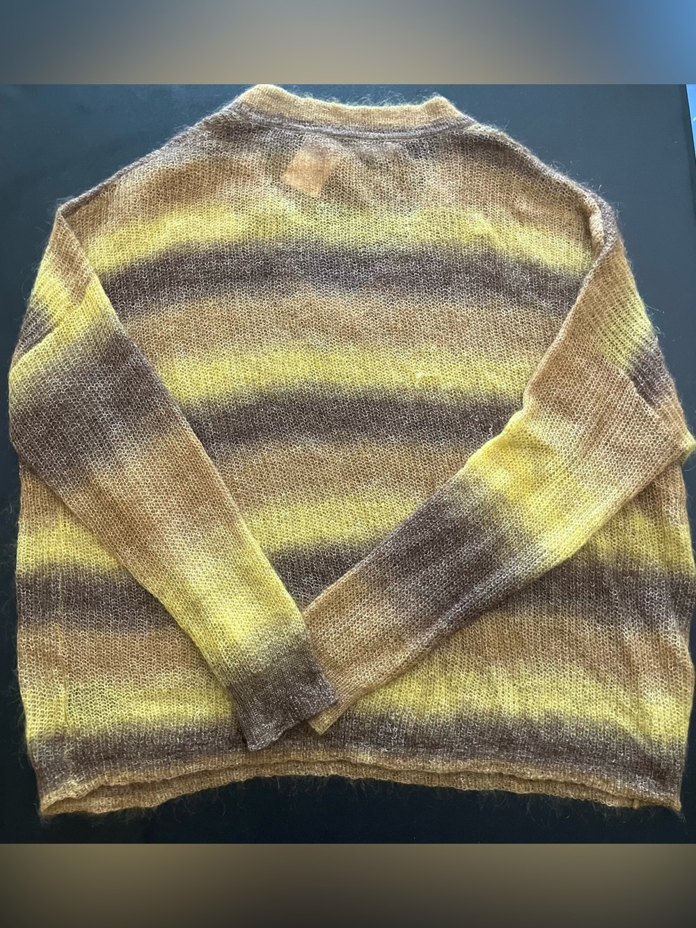 Astr Striped V-Neck Sweater - Picture 2 of 6